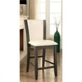 thumbnail image 2 of Furniture of America Waverly 5-Piece Wood Counter Height Dining Set in Dark Gray, 2 of 5