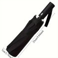 thumbnail image 2 of Luxurious windproof umbrella and reflective stripe reverse automatic folding UV umbrella for rain and sun treatment, 2 of 2