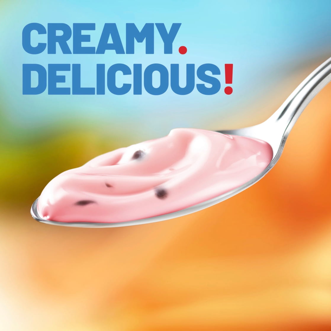 Yoplait Light Cherry Fat Free Yogurt Cup, Gluten Free Snack, 6 oz