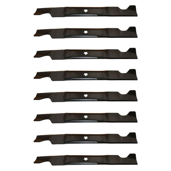 RAParts Set of (8) Lawn Mower Blades for 46" Cut Deck Fits Toro, Fits Husqvarna 12242- 532 40 53-80 405380 340-230
