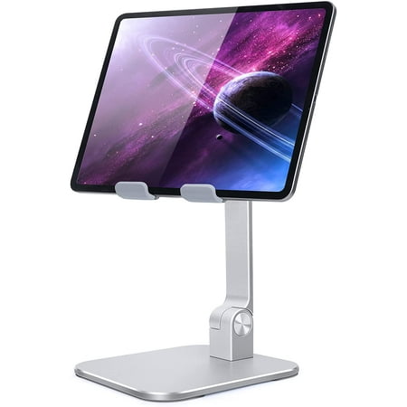 Elitehood Heavy Duty Aluminum iPad Stand, Foldable iPad Stand Holder