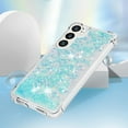 thumbnail image 5 of Case for Samsung Galaxy S24 FE Case Glitter Liquid Cute Clear,Sparkle Floating Quicksand Shockproof Protective Bumper Soft TPU Phone Case for Samsung Galaxy S24 FE Star Blue YB, 5 of 14