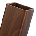 thumbnail image 2 of GROWTH TANK Pen Holder Digital Alarm Clock USB Battery Operated Desktop Bedroom Brown, 2 of 2