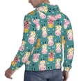 thumbnail image 6 of Lsque Colorful Cow Pattern Casual Men's Hoodie,Hooded Sweatshirt with Kangaroo Pocket,Pullover Hoodie-Small, 6 of 7