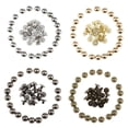 thumbnail image 2 of 20 Pieces Mushroom Dome Rivets Studs Spikes for Rivets Leathercrafts accessories Leather Leather Craft Bag 8mm bronze, 2 of 9