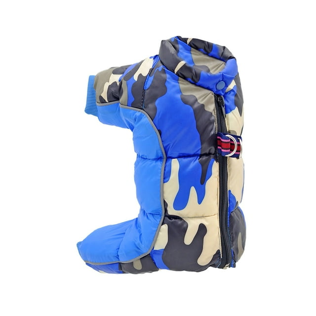 Dsscvnef Veste Matelassée pour Chien Imperméable Manteau Chaud d'Hiver pour Petites Moyennes Grandes Races