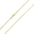 thumbnail image 3 of Decadence 14K Yellow Gold Solid 2.50mm Figaro Chain with Lobster Claw Clasp | 16" Necklace| Italian Gold Necklaces | Gold Figaro Necklaces for Men and Women, 3 of 5
