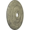 thumbnail image 3 of Ekena Millwork 24 1/4"OD x 3 7/8"ID x 2"P Logan Ceiling Medallion (Fits Canopies up to 6 1/8"), Hand-Painted Castle Stone Crackle, 3 of 7