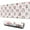 White Cow Strawberry, variant on Long Mouse Pads for Desk,White Cow Strawberry Pattern Desk Mats on Top Of Desks, Desk Mouse Pad Extra Large with 3mm Non-Slip Base and Stitched Edge for Gaming,Office,Work,Home 31.5"x11.8"