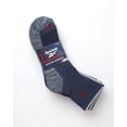 thumbnail image 2 of Medias deportivas Reebok para hombre con amortiguación, corte cuarto alto, pack de 6, 2 of 7