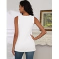 thumbnail image 4 of Zeagoo Womens Casual Tank Top Basic Solid Flowy Tank Tops Square Neck Sleeveless Lightweight Summer Tops, 4 of 6