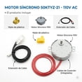 thumbnail image 5 of Motor Síncrono 50ktyz-21 110V AC con Niple, 1 Pieza, 5 of 5