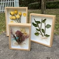 thumbnail image 1 of Marco de fotos de flores secas de madera, soporte de exhibición de flores secas, marco de fotos flotante decorativo, caja de exhibición de bricolaje, adecuado para flores secas, especímenes,, 1 of 1