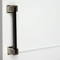 thumbnail image 6 of 5 in. Modern Flat Embossed Matte Black Cabinet Pull, 6 of 6