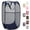 Blue, variant on Collapsible Mesh Pop Up Laundry Hamper 2-Pack, Wide Opening, Side Pocket, Space-Saving Foldable Basket for Clothes, Travel, Dorm Breathable & Durable (White)