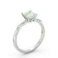 thumbnail image 2 of Ethan Jewel Princess Cut Excellent 1.9 Ct Moissanite Ring For Women's - 14K Gold Plated Wedding Anniversary Ring - Engagement Moissanite Ring for Women's - Moissanite Jewelry For Birthday Gifts, 2 of 4