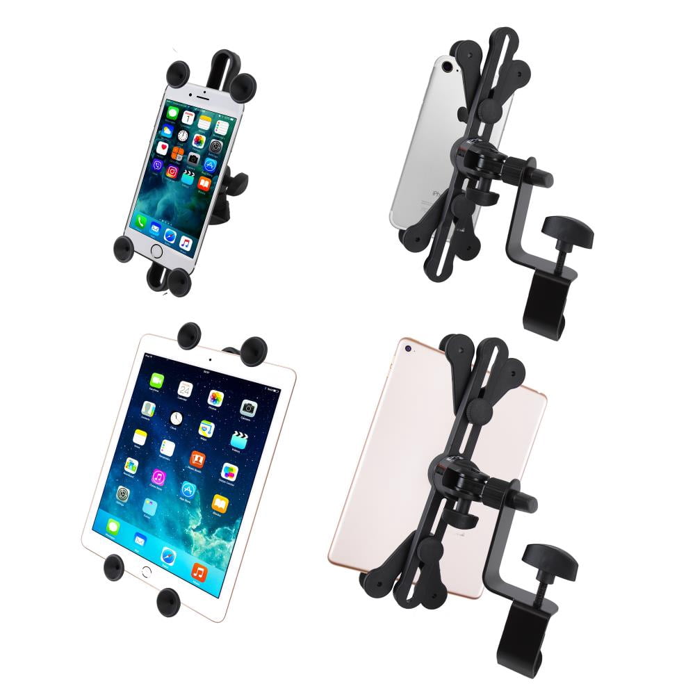 PYLE PRTPMKSPAD7 - Universal iPad/Tablet Stand Mount - Tablet Holder Attachment (Works with all iPad Models)