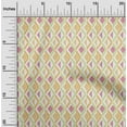 thumbnail image 1 of oneOone Georgette Viscose Fabric Diamond Geometric Print Fabric BTY 42 Inch Wide, 1 of 4