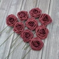 thumbnail image 3 of 50 rosas artificiales YONGSHENG espuma decoración DIY para bodas fiestas hogar Altura 23 cm, 3 of 5