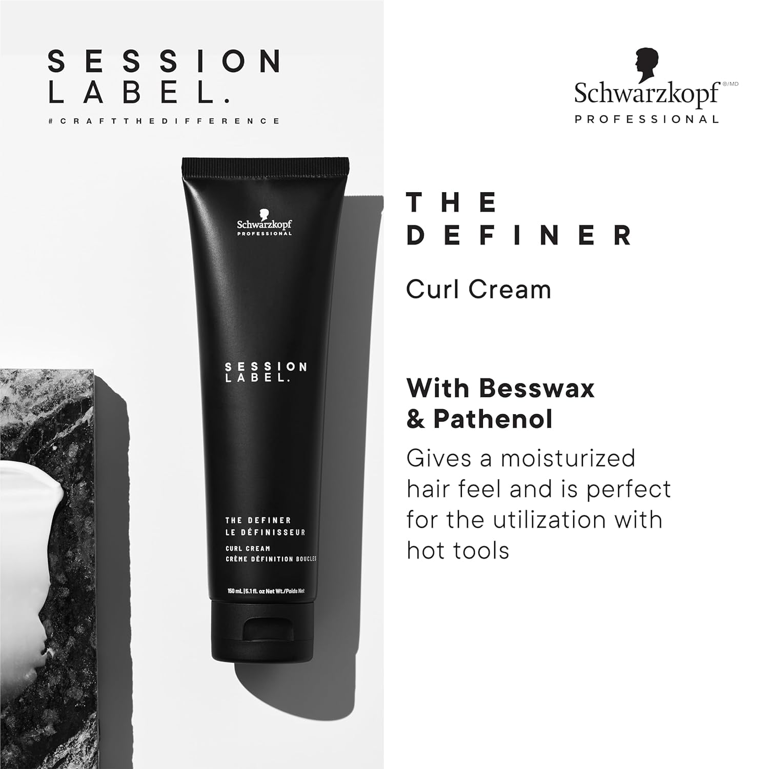 Schwarzkopf Session Label The Definer Curl Cream 5.1oz Schwarzkopf Session Label The Definer Curl Cream 5.1oz