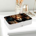 thumbnail image 6 of Leopard PU Leather Necklace Holder with Removable Compartment, Portable Decorative Box Jewelry Boxes Necklace Organizer, 6 of 6