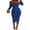 Colorful Blue, variant on Xingqing Women Sexy Off Shoulder Dress Sequined Long Sleeve Bodycon Party Dresses Evening Gown Black XL