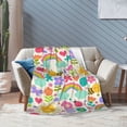 thumbnail image 4 of Rainbow, Style Ultra-Soft Flannel Blanket, Birthday Gift, Warm And Comfortable Living Room Blanket, Office Blanket, Sofa Decoration, Four Seasons Travel Blanket, Multi-Purpose Gift Blanket - Home Dec, 4 of 10