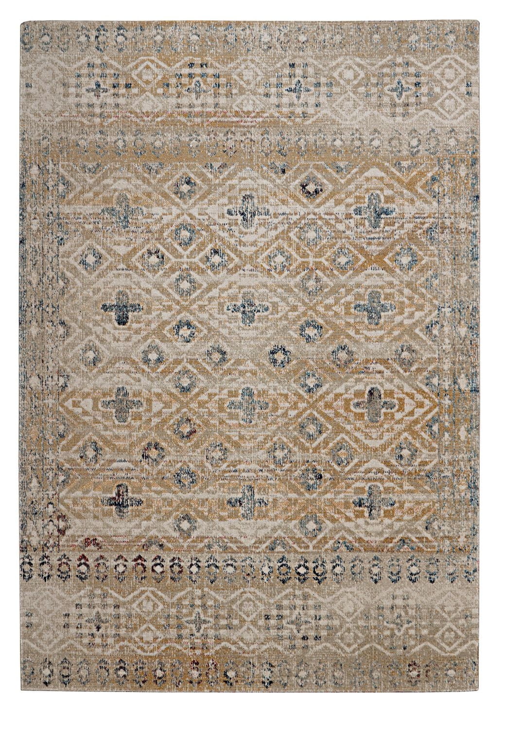 Great Zero Leopold Sand & Blue 2' x 3' Accent Rug
