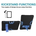 thumbnail image 6 of Goldcherry Dragon Touch Notepad K10 Tablet Case Hybrid Shockproof Rugged Anti-Impact Protection Cover Built in Kickstand For Dragon Touch Notepad K10 10 inch Android Tablet Case(Black+Blue), 6 of 7