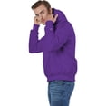 thumbnail image 3 of Champion Mens Reverse Weave Fleece Hoodie, 4XL, Purple, 3 of 3