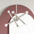 thumbnail image 4 of Livex Lighting Soho Mini Chandelier 6-Light 13" Satin Brass 46773-12 Ceiling Light, 4 of 4