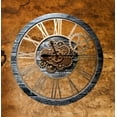 thumbnail image 6 of THE GEARS CLOCK Wall Clock with Real Moving Gears AM-LI_ 36 in Round Carbon-Grey, 6 of 8