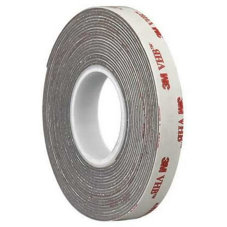3M 4936 3M 4936 VHB Tape 0.5" x 5yd, Gray, 25 mil