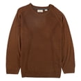 thumbnail image 1 of Weatherproof Chandail-Over Doux pour Hommes, Marron, Moyen, 1 of 1