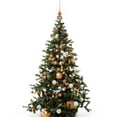 thumbnail image 3 of "Czech Christmas Town" Gold Glass Christmas Tree Topper, 3 of 3
