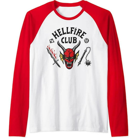 Stranger Things 4 The Hellfire Club Long Sleeve Top Cosplay Halloween Costume