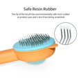 thumbnail image 4 of Self Cleaning Brush for Cats and Dogs.Cat Brushes for Indoor Cats.Pet Grooming Brush Tool Gently Removes Loose (Yellow Bear), 4 of 5