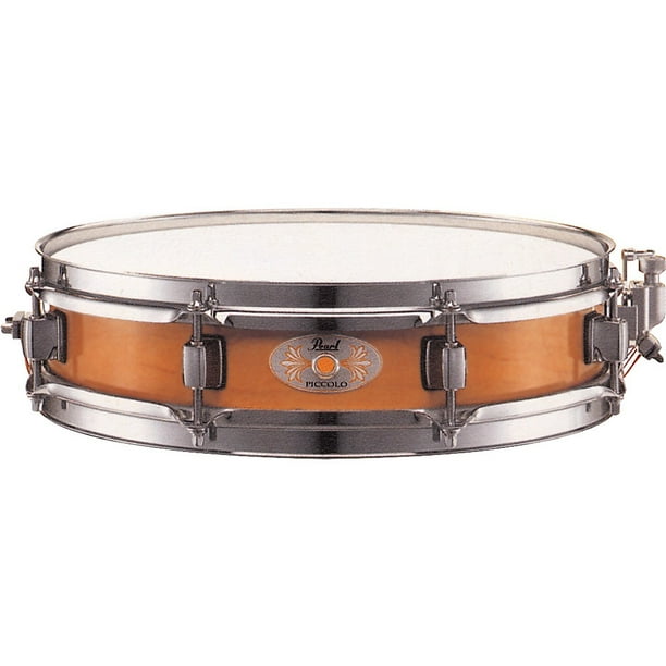 Pearl Piccolo Snare Drum 13 Inch x 3 Inch 6-ply Maple Shell, Liquid Amber  (M1330114) 