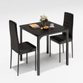thumbnail image 5 of Aiho 3 Pieces Dining Table Set for 2 - Gray, 5 of 7