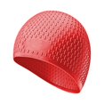 thumbnail image 2 of SPRING PARK Silicone Swim Cap,Comfortable Bathing Cap Ergonomic Swimming Cap for Women and Men for Adults Long Hair, 2 of 7