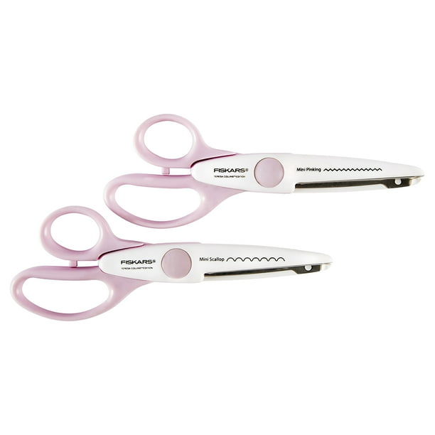 Fiskars Teresa Collins Mini Scallop & Pinker Paper Edgers, 2 Count