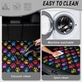 thumbnail image 4 of KUIFORTI Dog Paw Print SUV Trunk Mat Non Slip Trunk Protection Cargo Liner Stylish Vehicle Interior Accessories Fits Most Cars, SUVs & Trucks Car Cargo Liner, 4 of 7