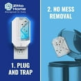 thumbnail image 3 of Zitto Home Flying Insect Trap Refills, 2-Pack Odor-Free Fly Trap Cartridges, 3 of 8