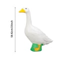 thumbnail image 3 of Garden Sculpture Decorative Statue Of A Goose In Attire For Outdoor And Patio, 3 of 6