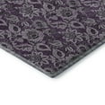 thumbnail image 4 of Addison Rugs Mayfield Washable Transitional Floral Eggplant Rectangle Rug, 1'8" x 2'6", 4 of 5