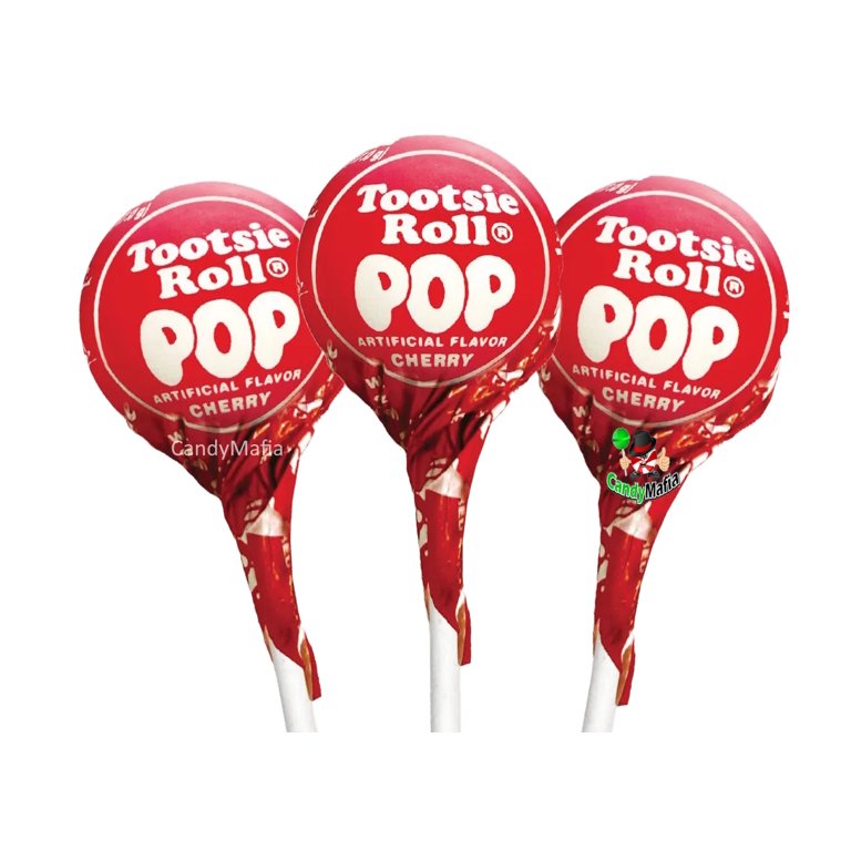 CandyMafia Cherry Tootsie Pops, 60 Count, Red Candy Flavor