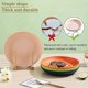 thumbnail image 3 of 22.5cm Plastic Plates 8 Colors Reusable Sturdy Tableware Set Noodle Bowl Appetizer Cereal Dessert Bowl BPA Free, 3 of 5