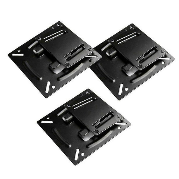 Black Stainless Steel TV Stand Base for Home and Business Holding Use Easy Install 1424 Inch