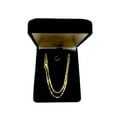 thumbnail image 4 of 14k Yellow Gold Cable Link Chain Necklace, 1.9mm, 30", 4 of 5