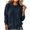 Navy, variant on Tqcoqu Women's Solid Crew Neck Fleece Pullover Top Front Kangaroo Pocket Long Sleeve Loose Casual Warm Sherpa Sweatshirt Tops For Fall Winter,Black Women's S-XXL
